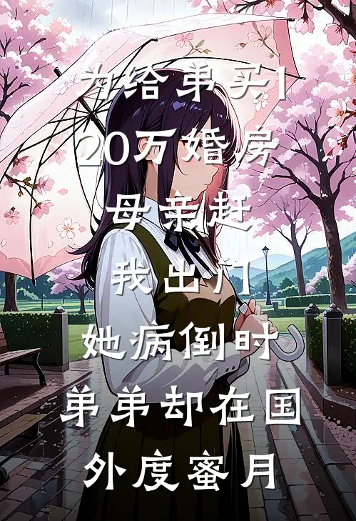 为给弟买120万婚房，母亲赶我出门，她病倒时，弟弟却在国外度蜜月